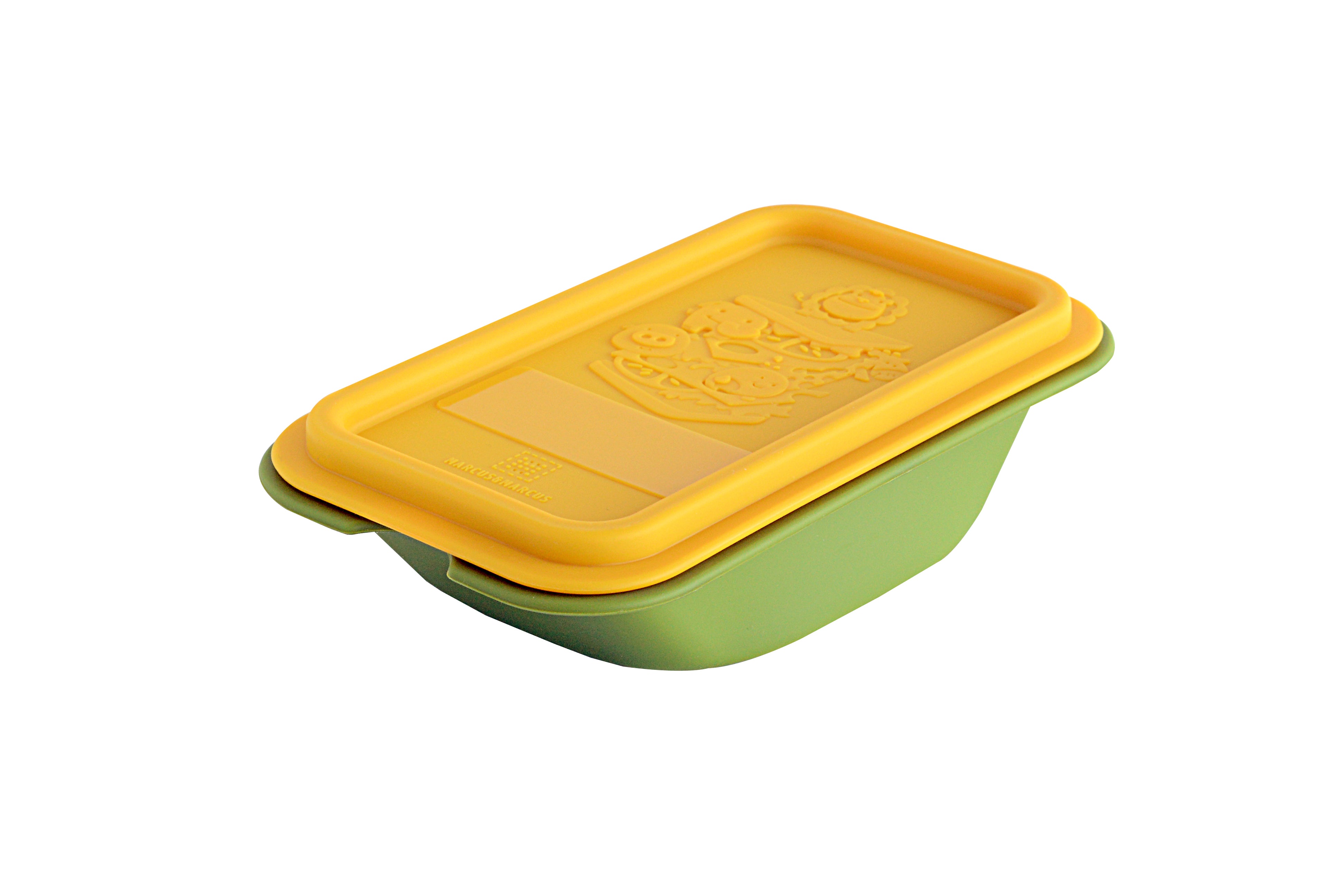  MdakeGo 3 Pack Sandwich Containers,3 Color Silicone