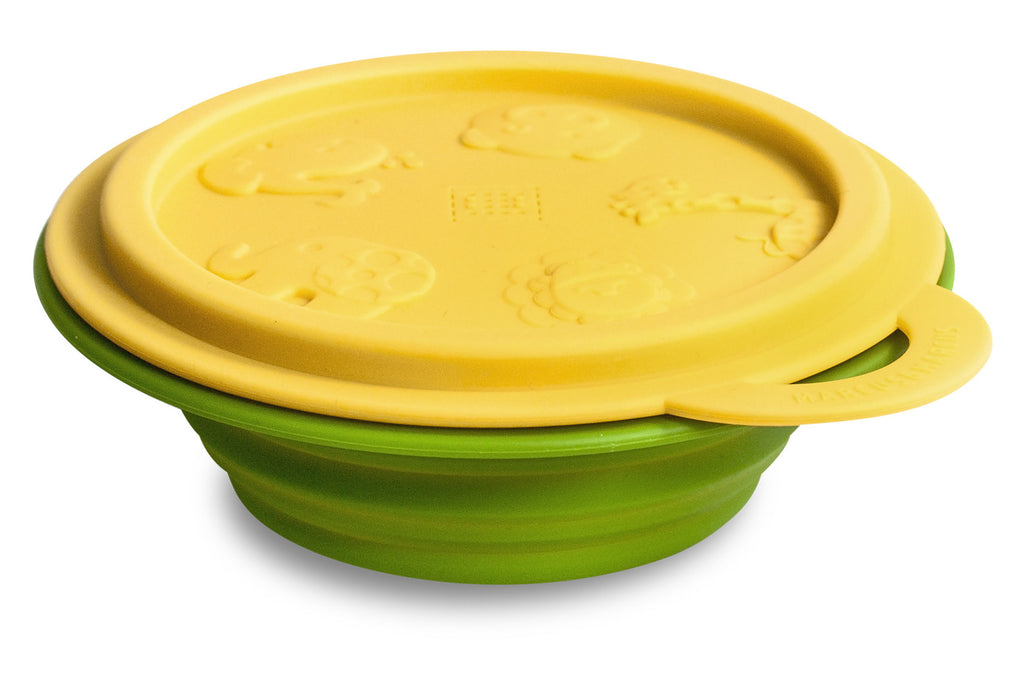 Marcus & Marcus - Collapsible Silicone Bowls with Lid - Lola the Giraffe