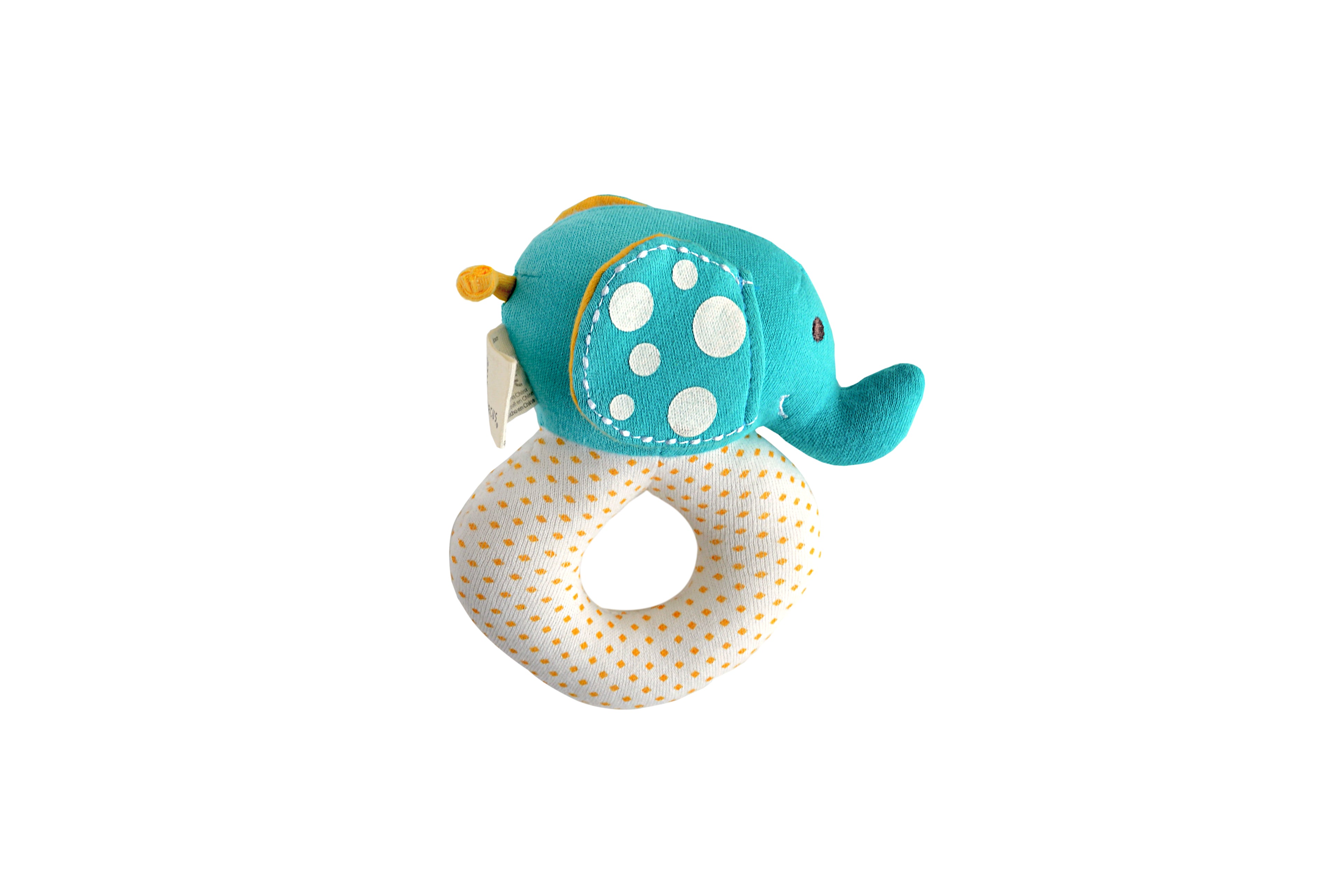 Organic cotton pigeon baby rattle - Best Years new baby gifts